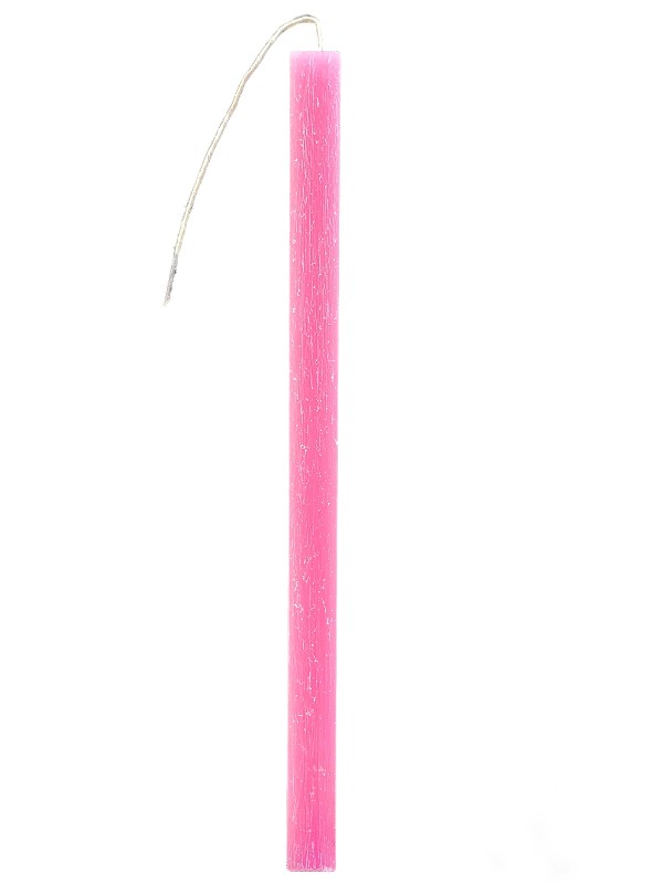 Πασχαλινή λαμπάδα τετράγωνη ξυστή ροζ